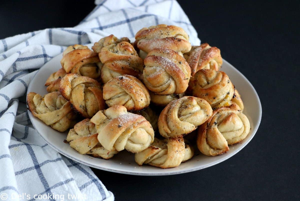 Brioches suédoises orange et cardamome