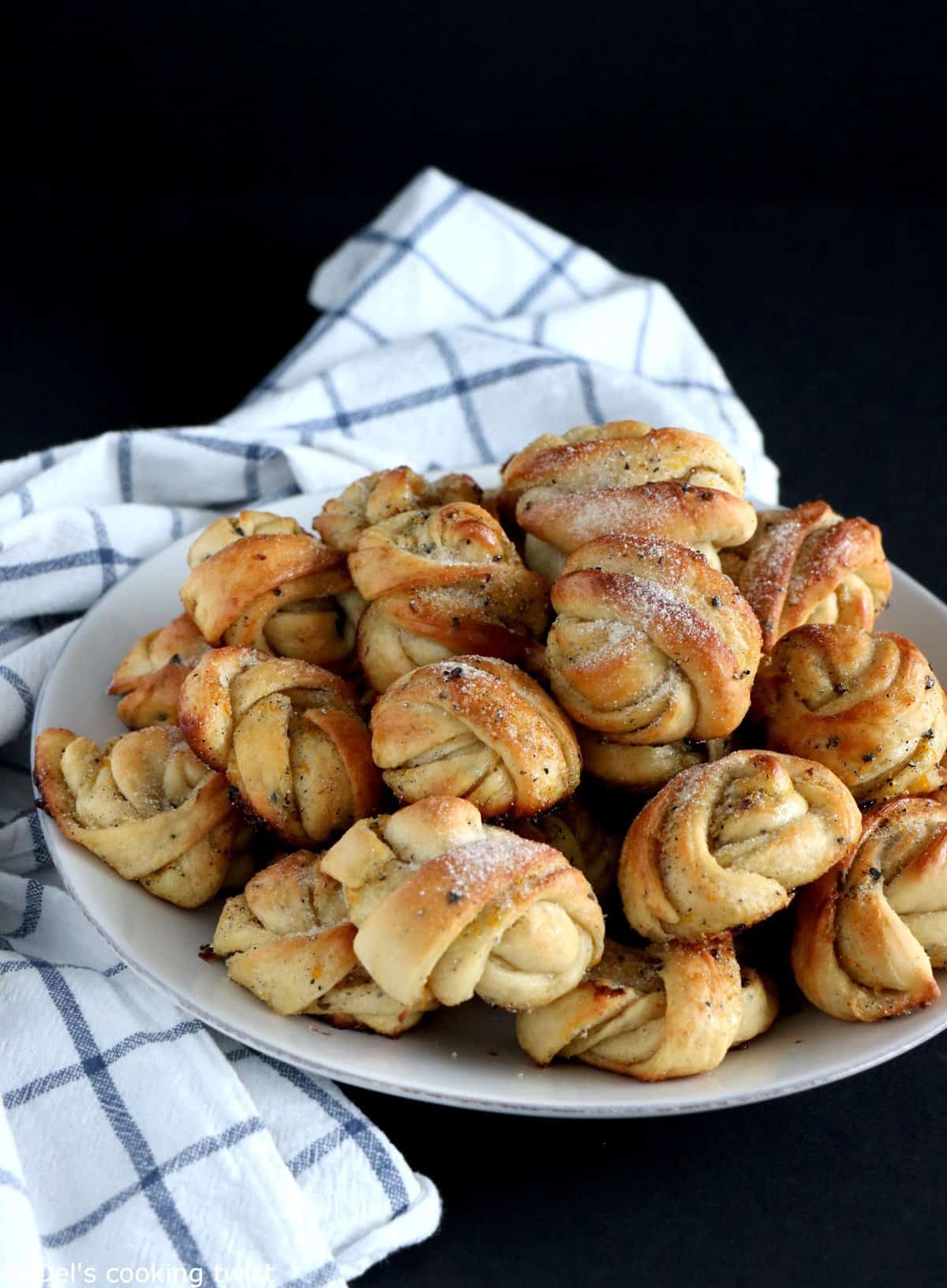 Brioches suédoises orange et cardamome