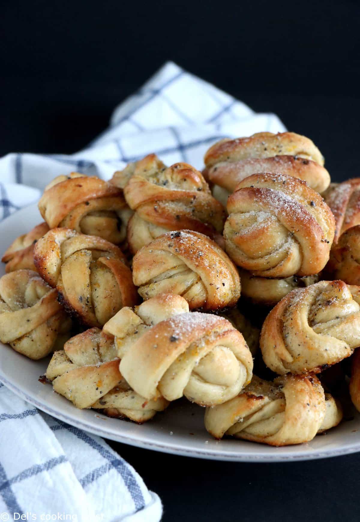 Brioches suédoises orange et cardamome