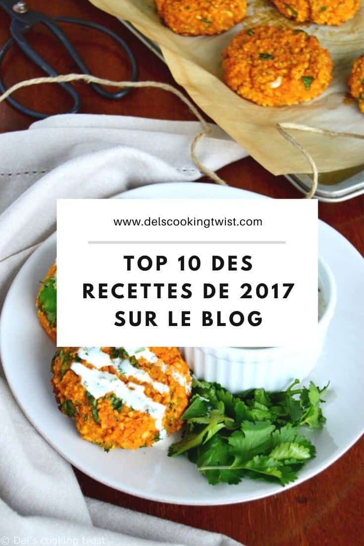 Top 10 recettes 2017