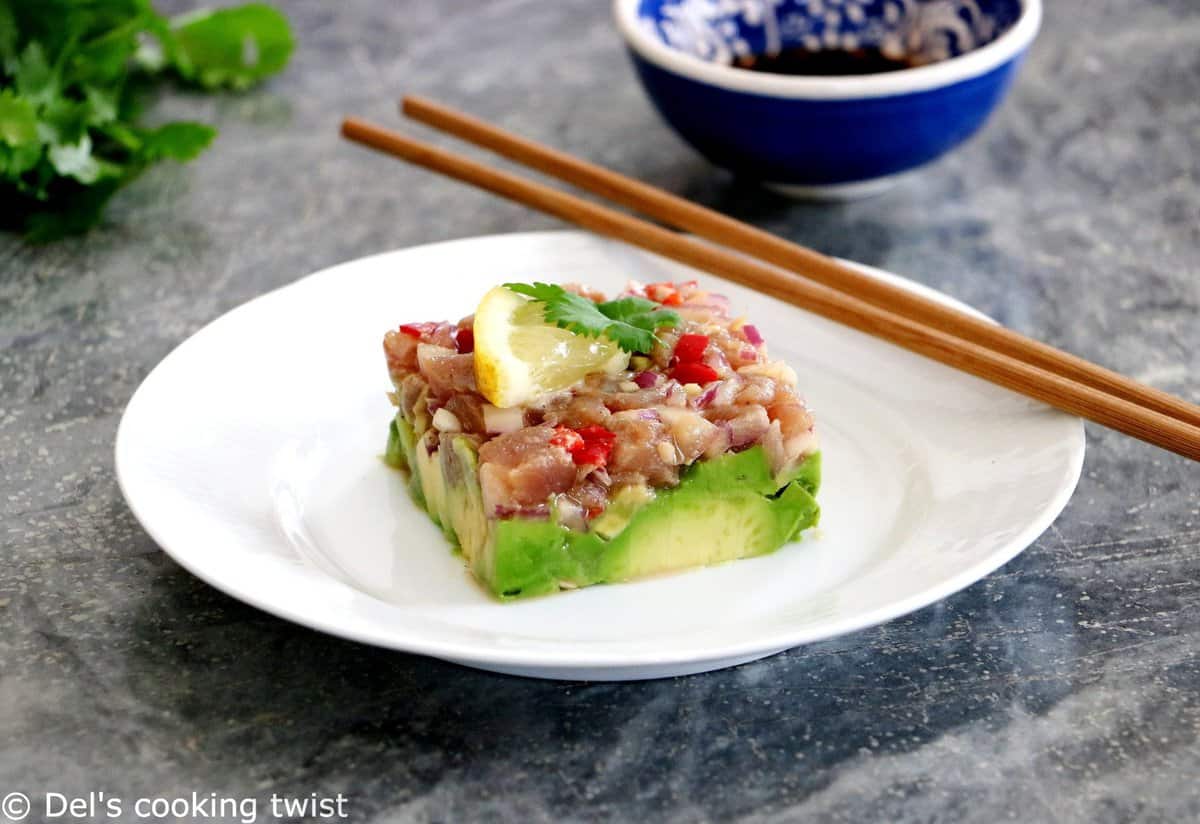 Tuna Tartare with a Ginger Soy Dressing