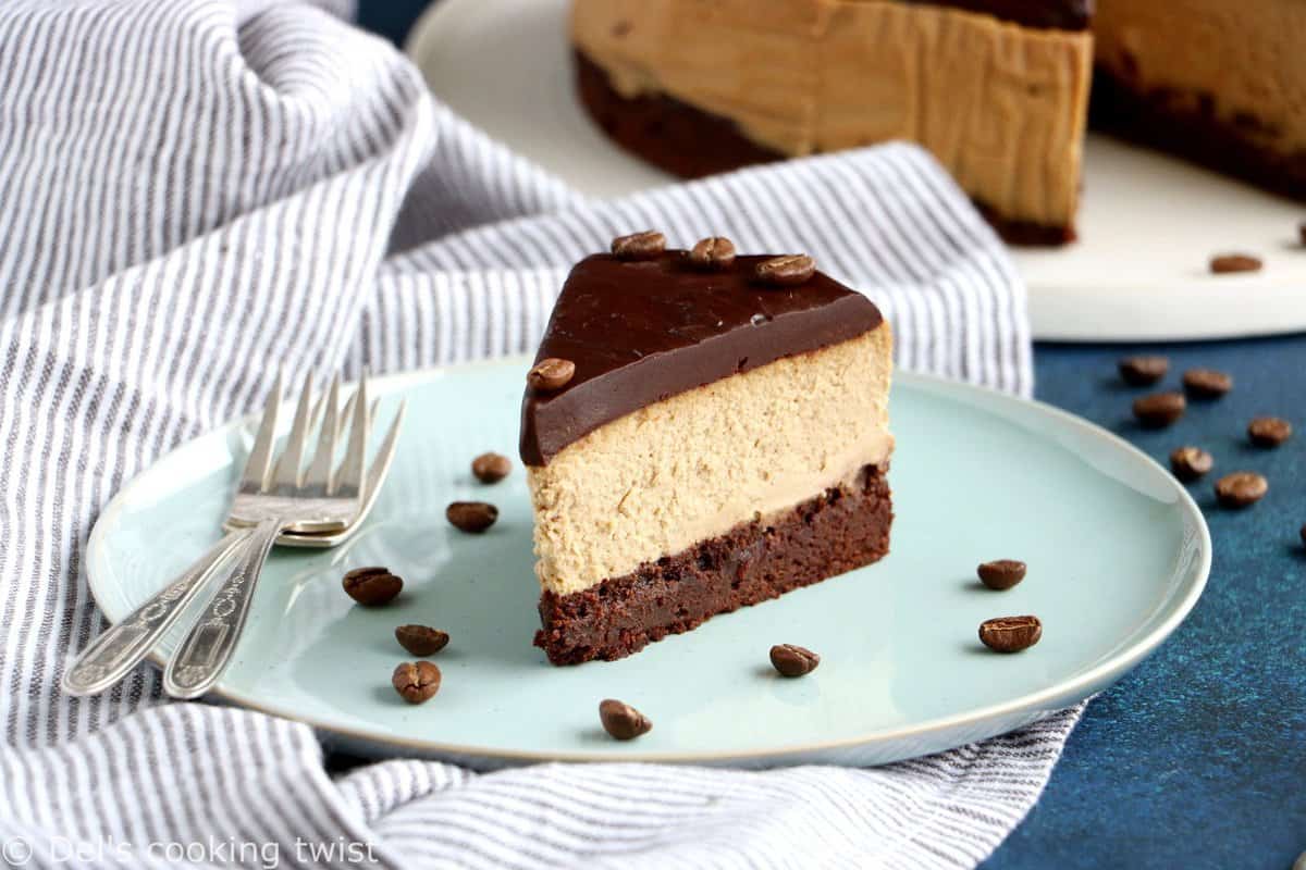 Coffee Brownie Cheesecake