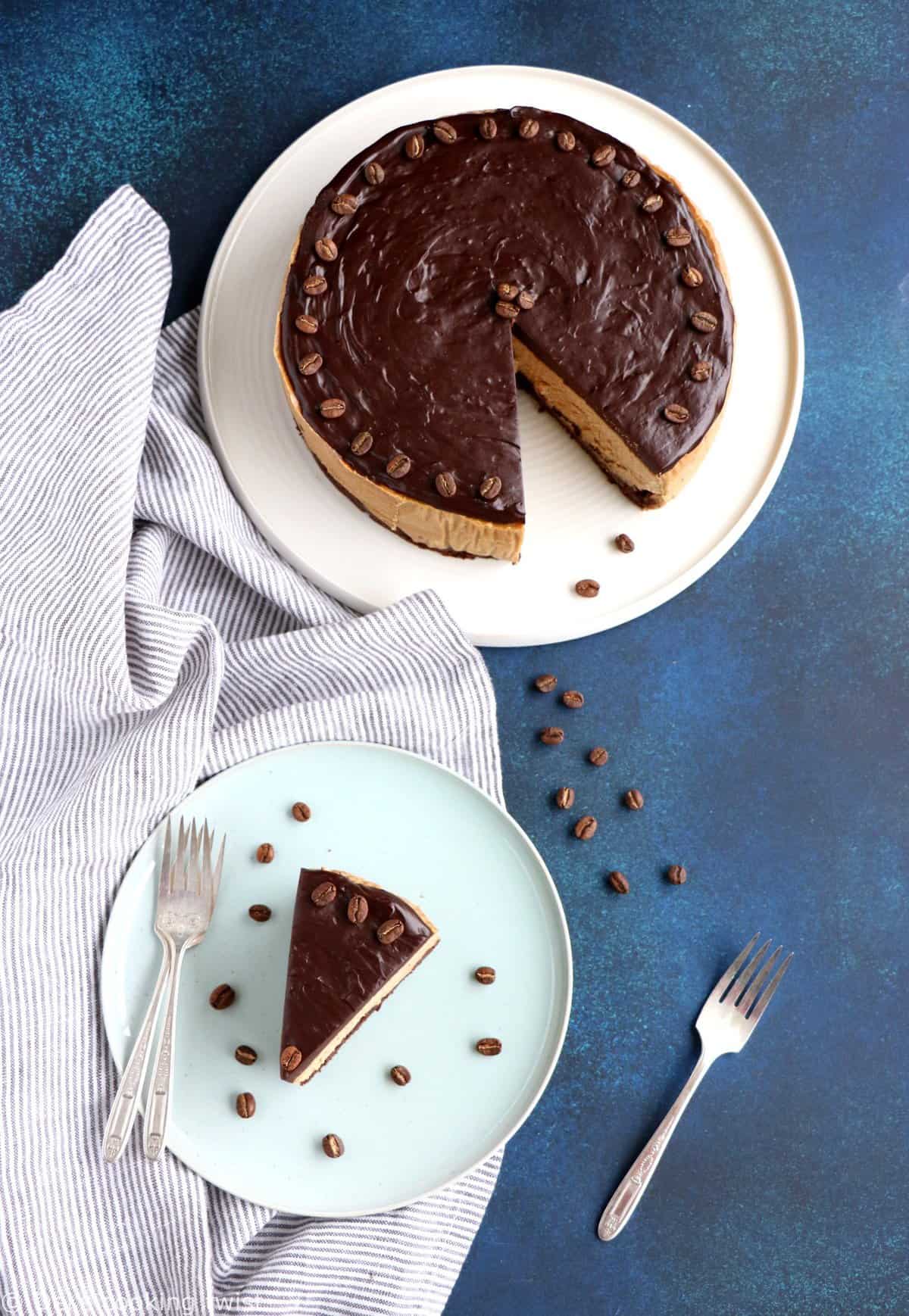 Coffee Brownie Cheesecake