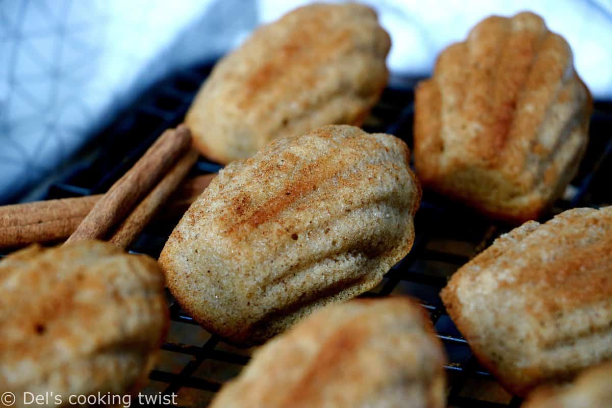 Pumpkin spice madeleines