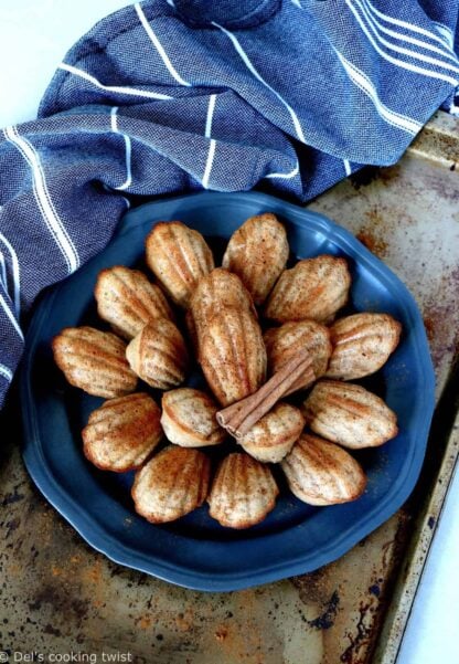 Pumpkin spice madeleines