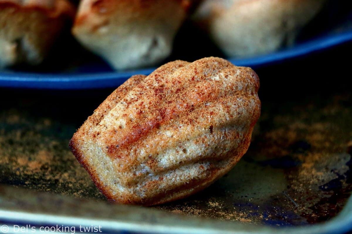 Pumpkin spice madeleines