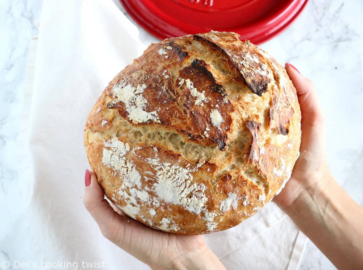 Baking: How to Make Dutch Oven Bread Recipe - Little Figgy Food