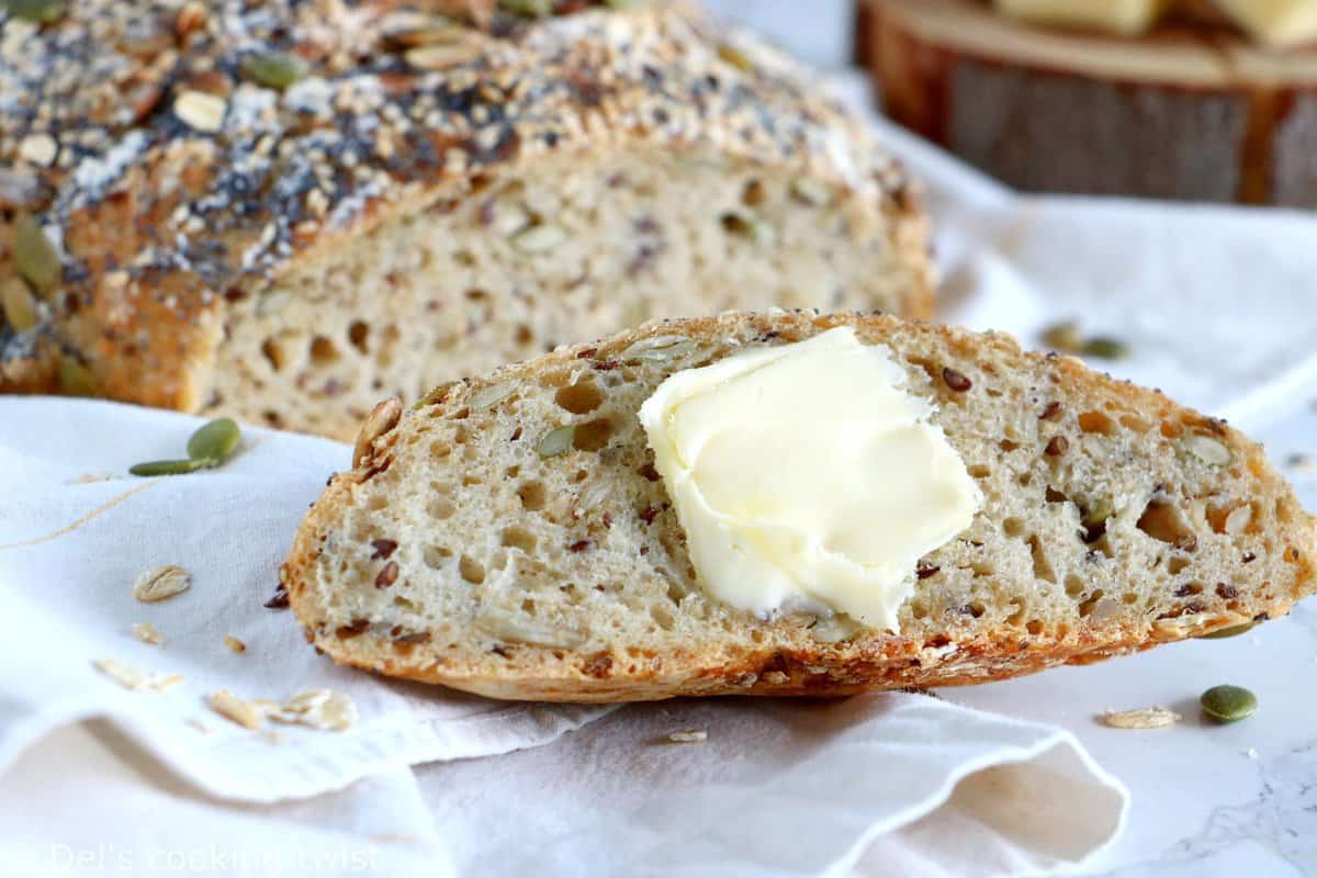 Pain cocotte aux graines et céréales