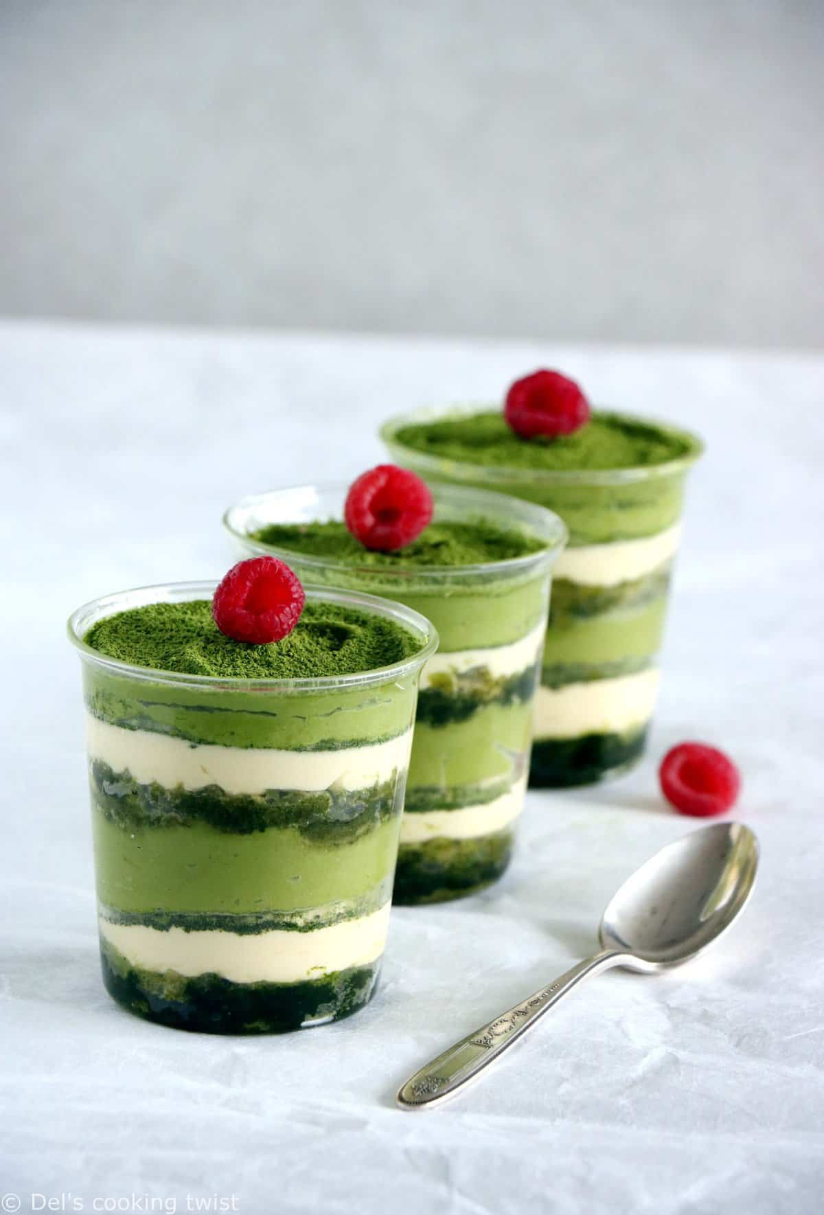 Tiramisu au thé matcha