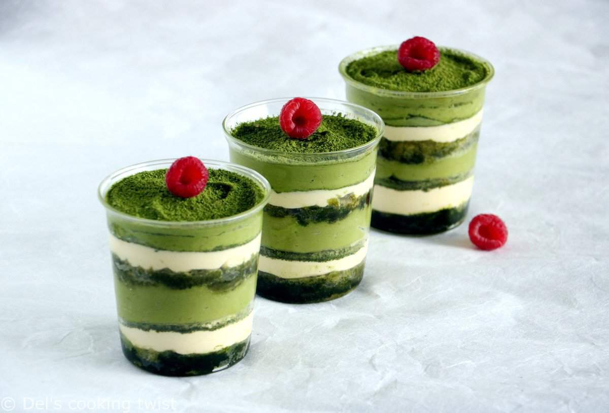 Tiramisu au thé matcha