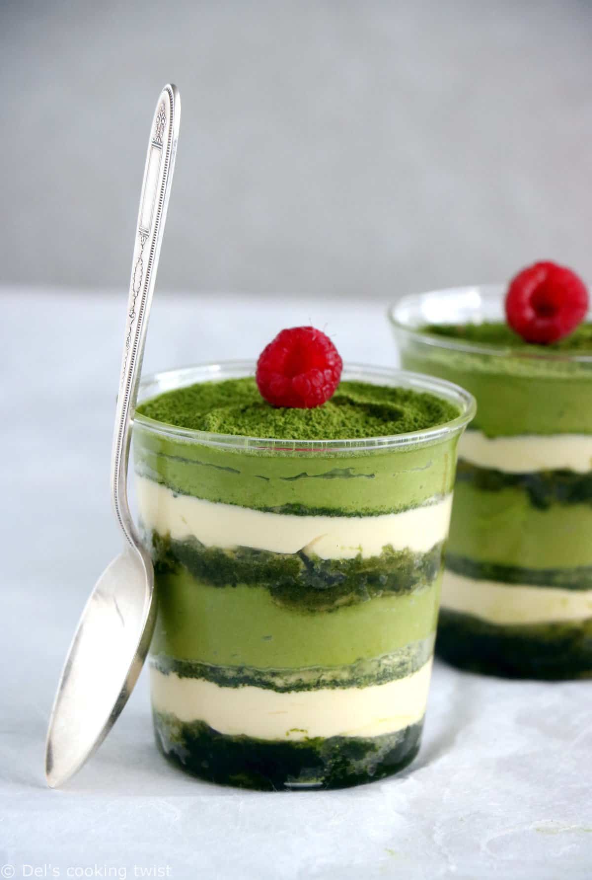 Tiramisu au thé matcha