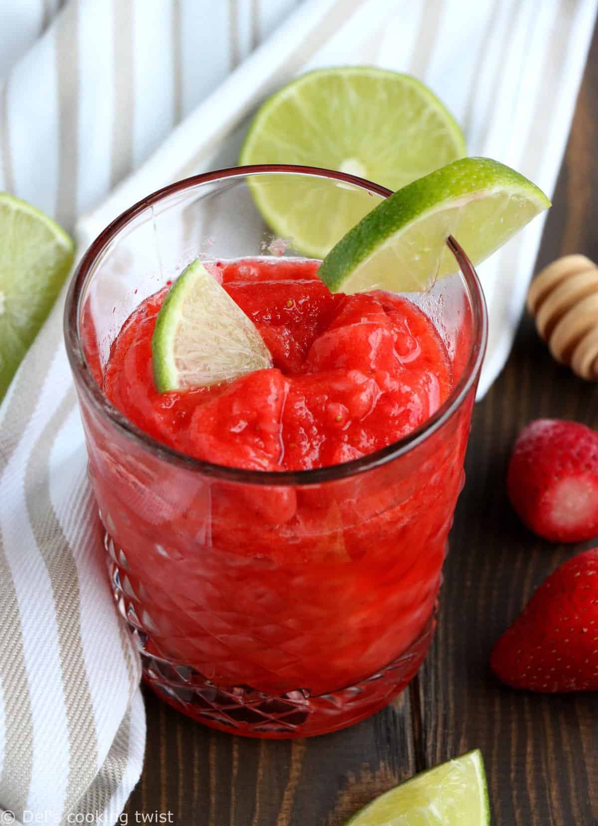 Daiquiri fraise et cardamome