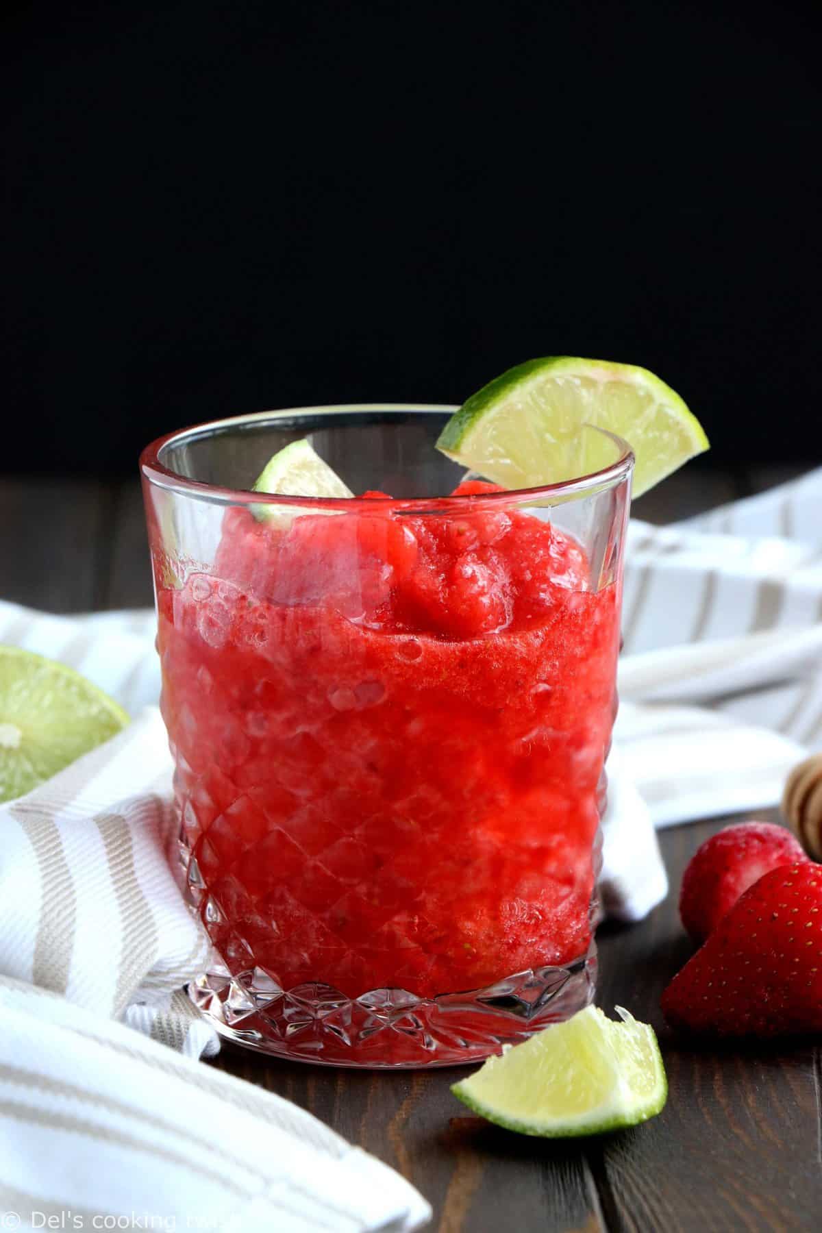 Daiquiri fraise et cardamome