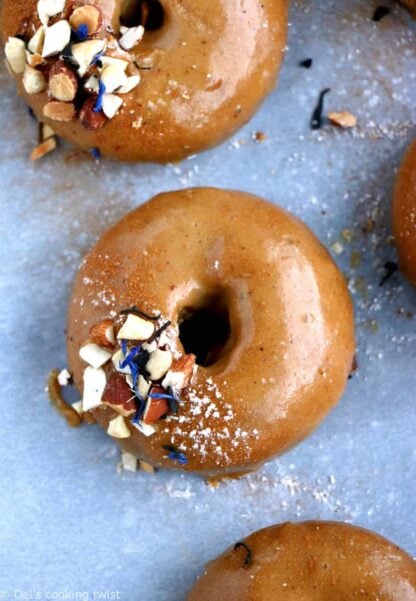 Donuts façon "Banana Bread" et glaçage aux noix de pécan