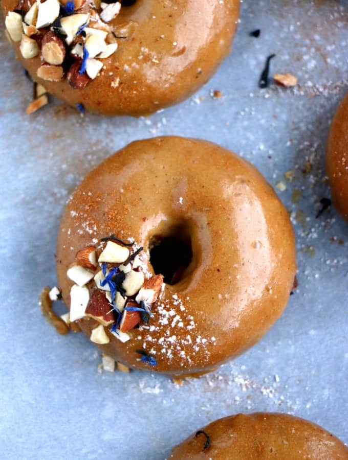 Vegan Cashew Banana Bread Donuts