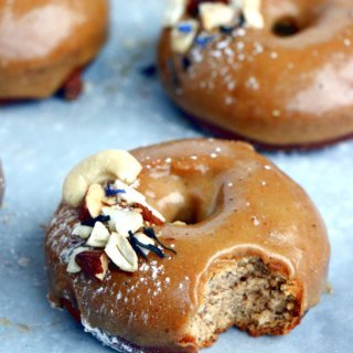 Vegan Cashew Banana Bread Donuts