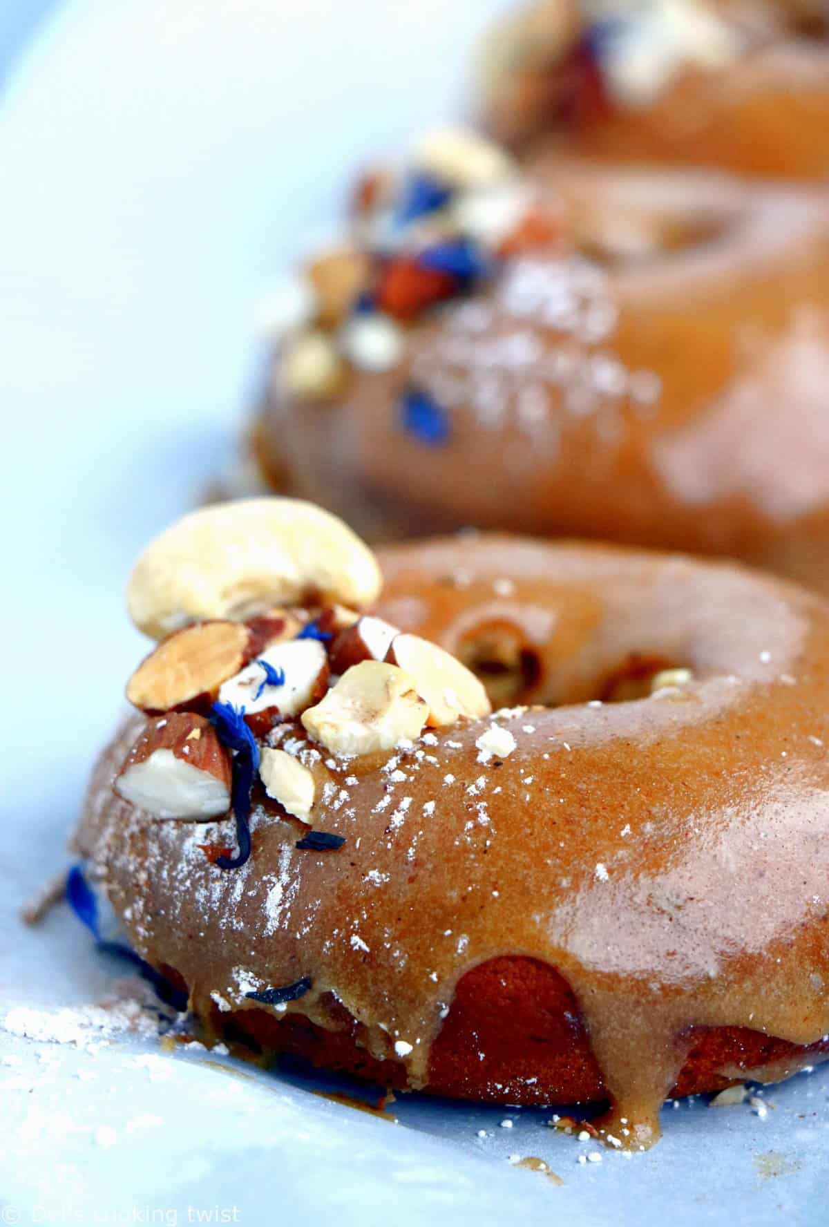 Vegan Cashew Banana Bread Donuts