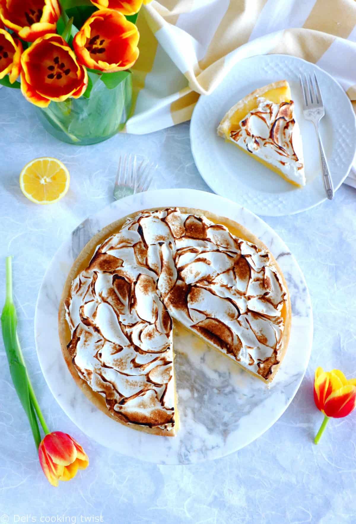 Tarte au citron meringuée