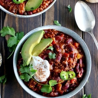 One-Pot Vegan Quinoa Chili