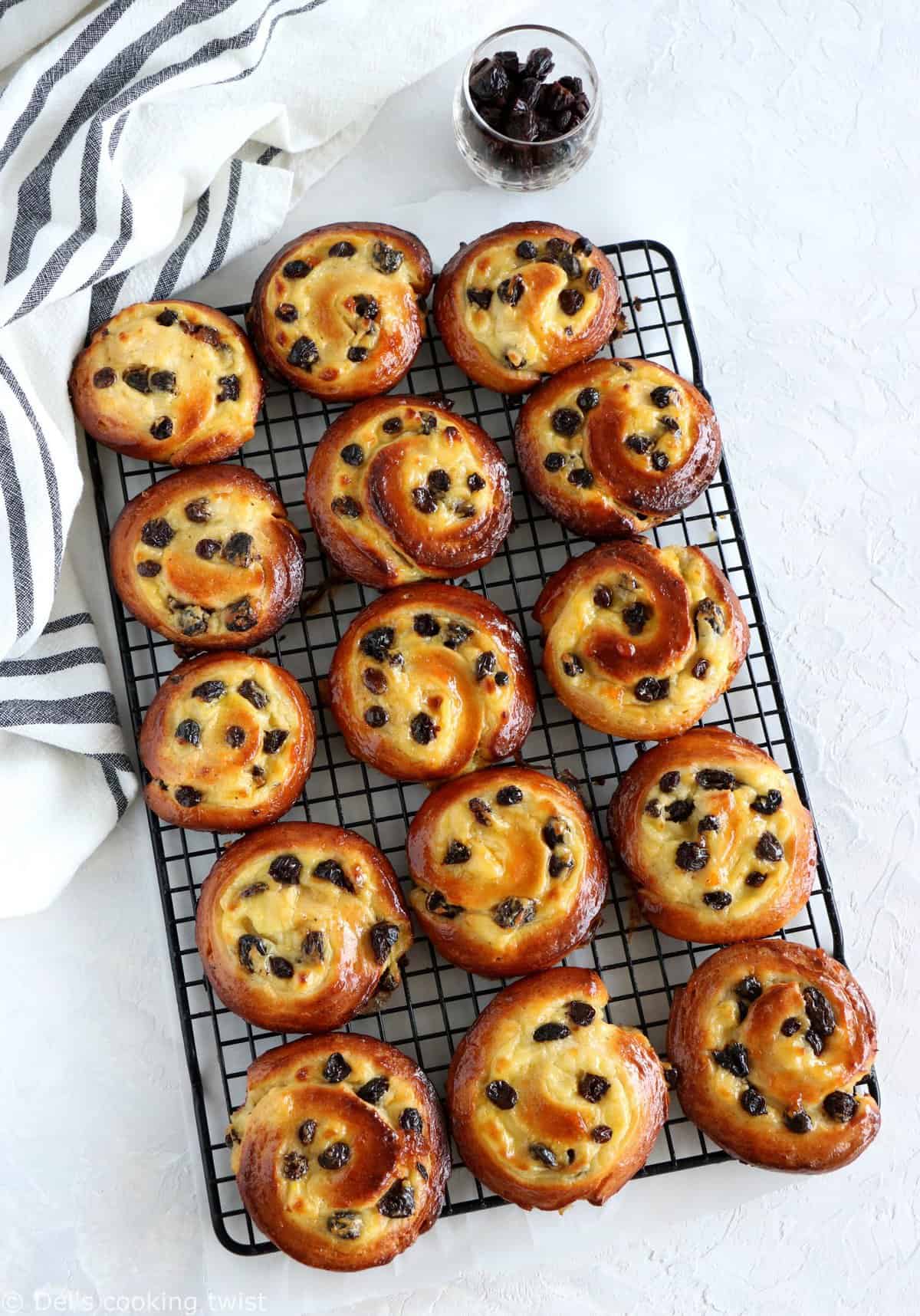 Easy French Pains aux Raisins