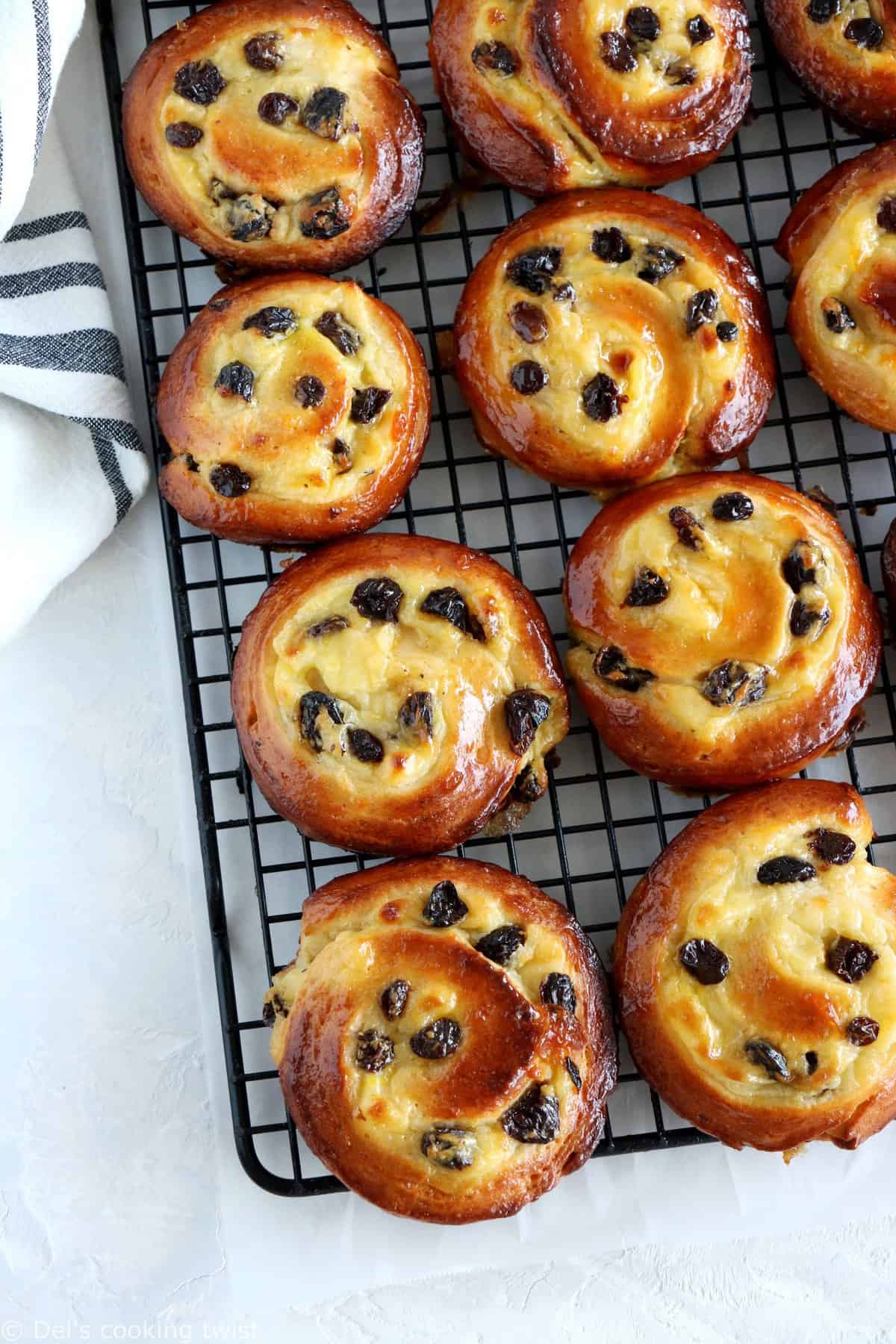 Easy French Pains aux Raisins