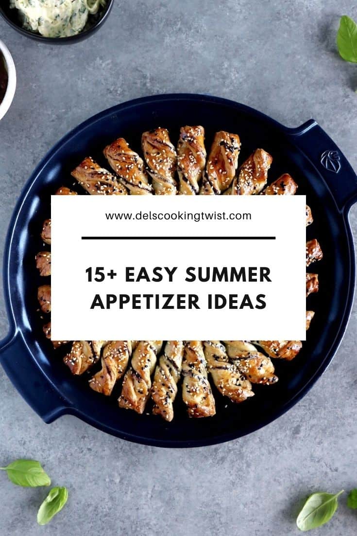 15+ amazing shareable snacks and appetizers to choose from for your summer gatherings, garden parties or any other occasion of your choice.