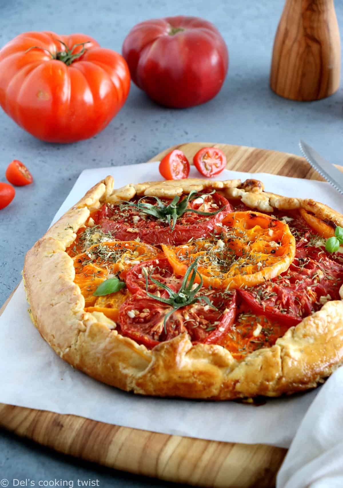 Heirloom Tomato Ricotta Galette