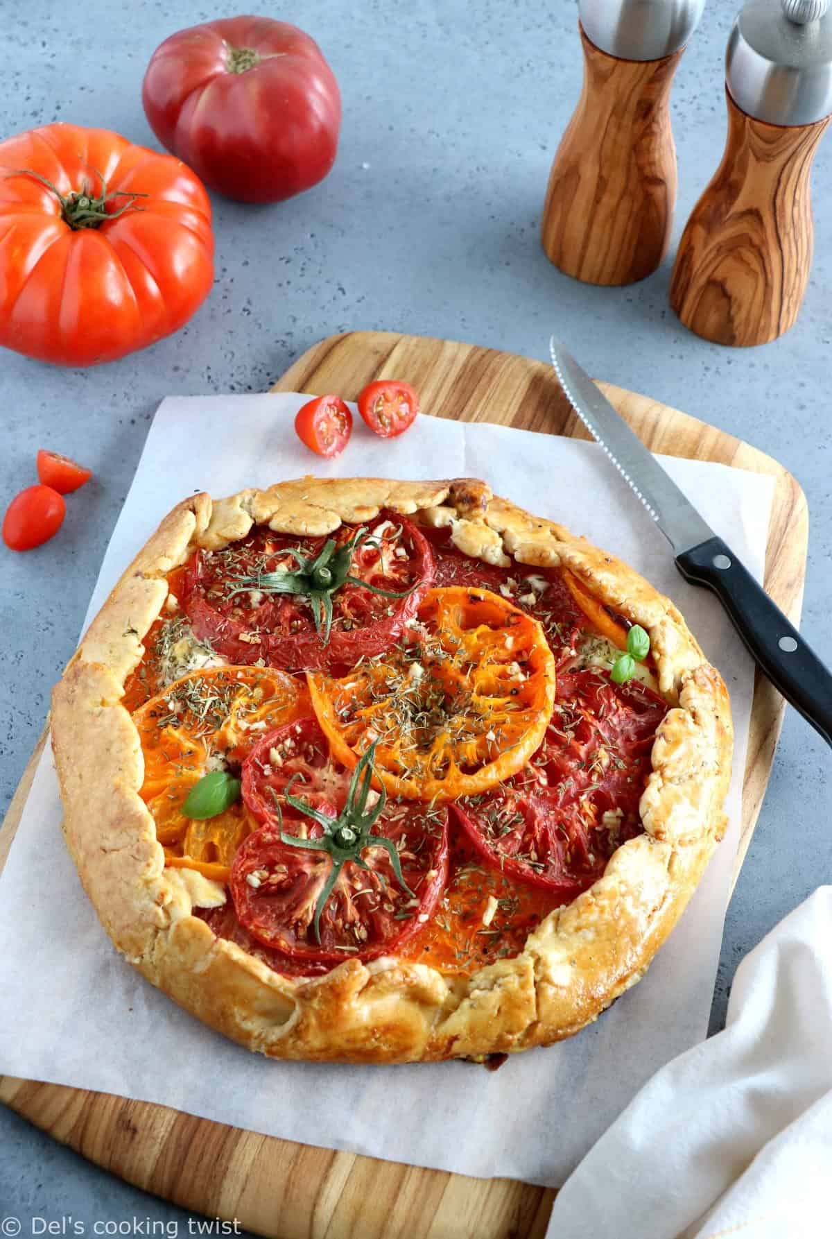 Heirloom Tomato Ricotta Galette