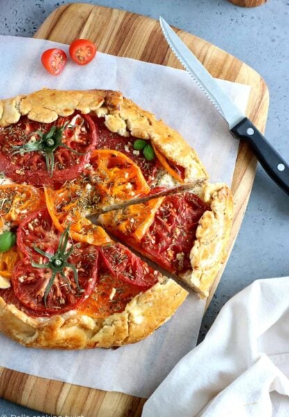 Heirloom Tomato Ricotta Galette