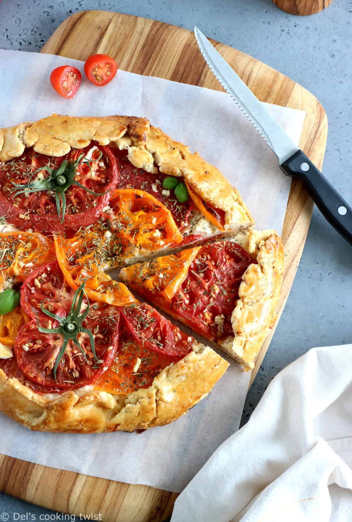 Heirloom Tomato Ricotta Galette