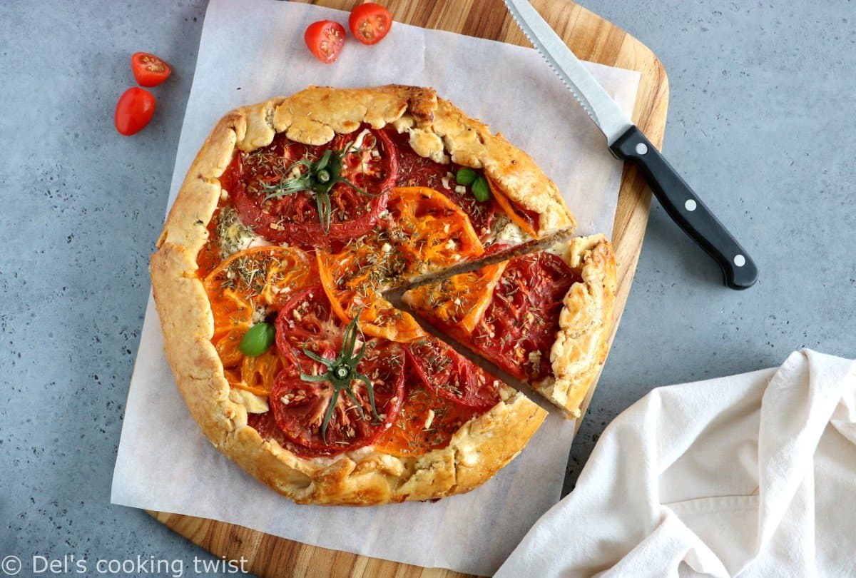 Heirloom Tomato Ricotta Galette