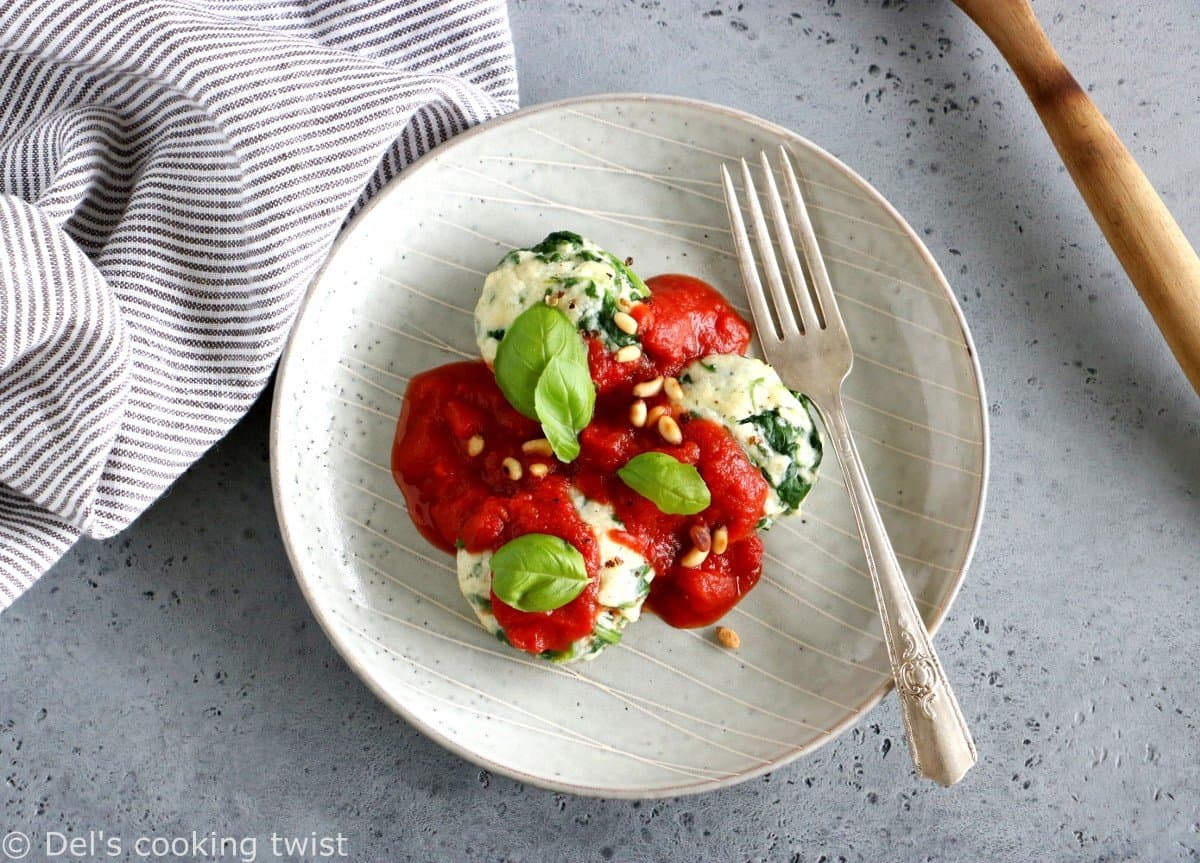 Spinach Ricotta Dumplings