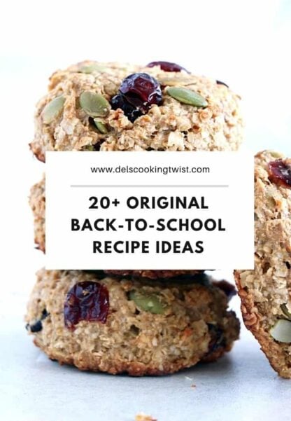 20+ Original Back-to-School Recipes include cozy breakfasts, healthy snacks on-the-go and other freezable baked good ideas kids love.