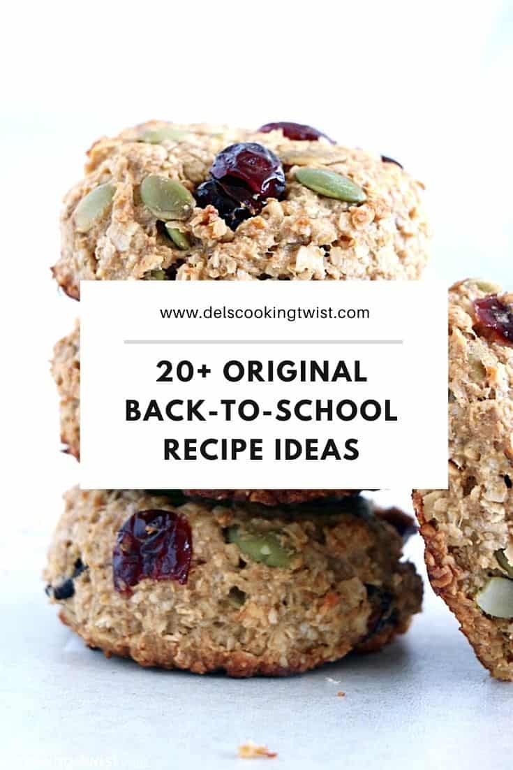 20+ Original Back-to-School Recipes include cozy breakfasts, healthy snacks on-the-go and other freezable baked good ideas kids love.