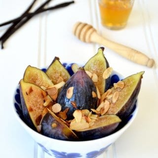 Fig Salad with Vanilla Pepper Syrup