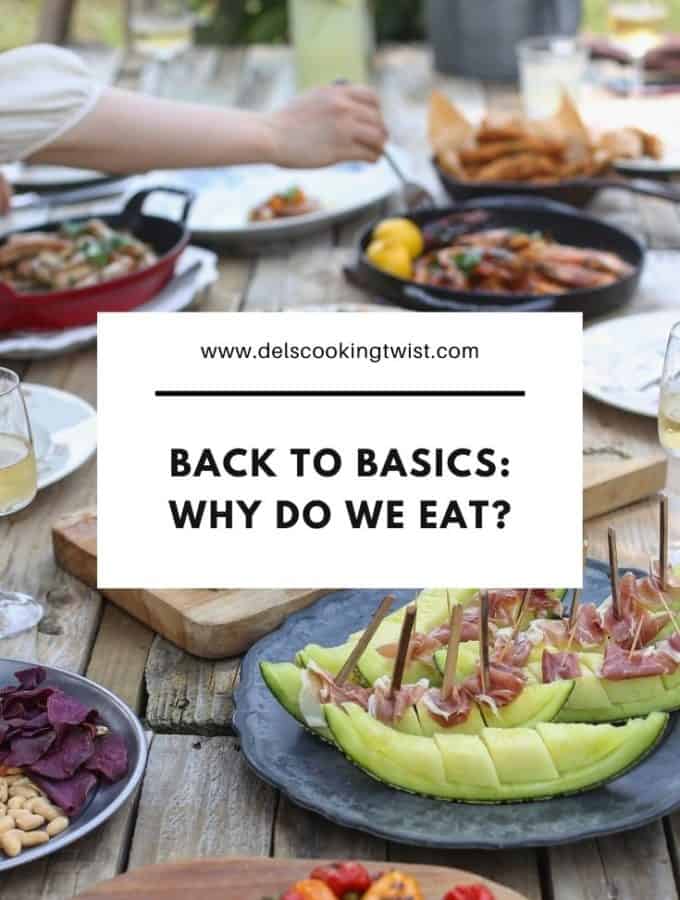 It all starts with making peace with eating. Have you ever wondered why we eat?