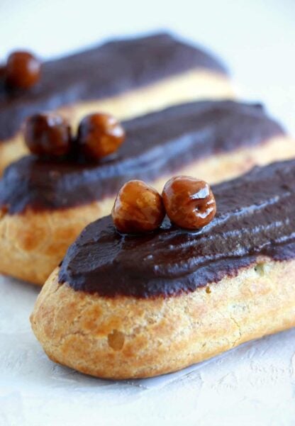 Chocolate Eclairs (éclairs au chocolat)