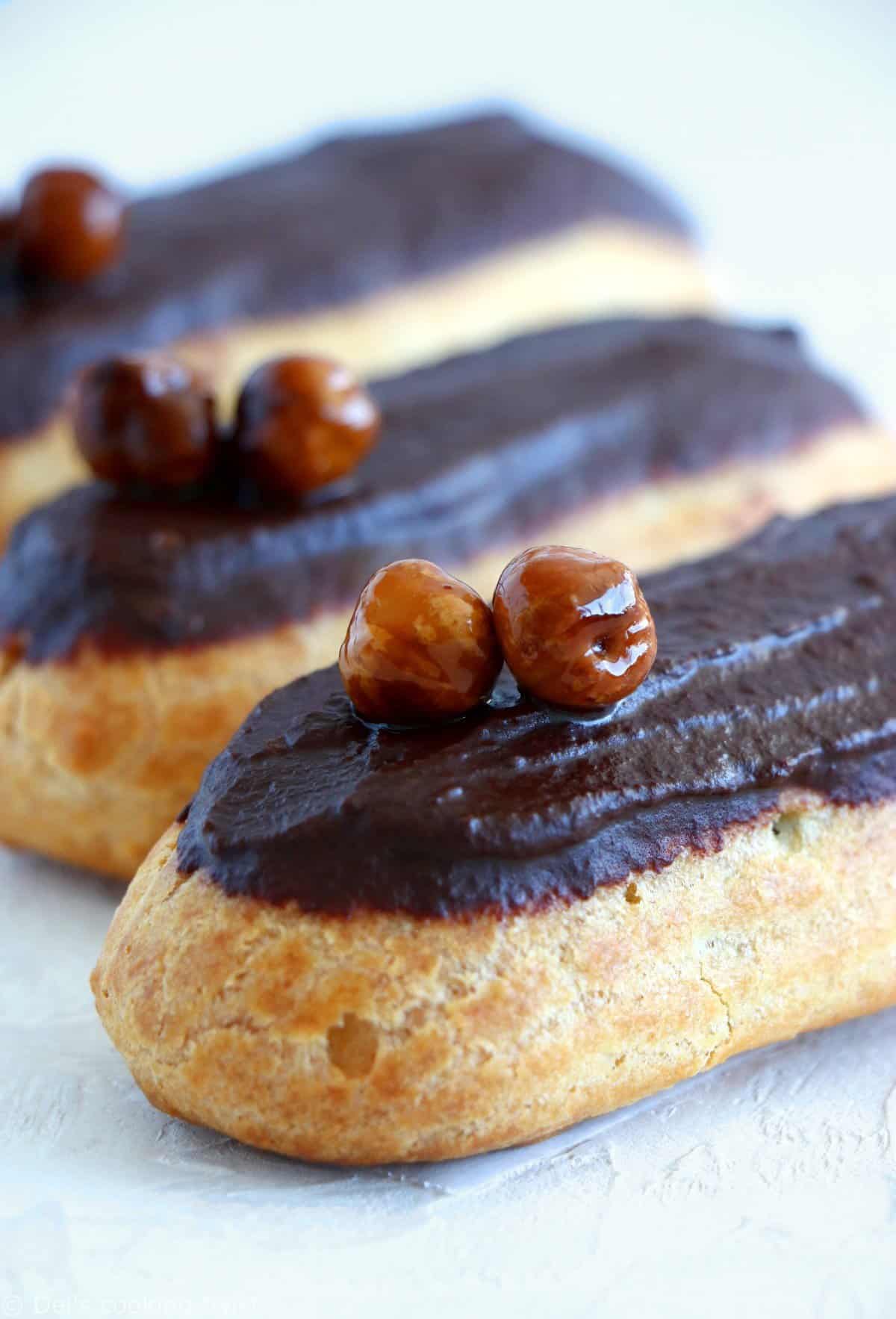 Chocolate Eclairs (éclairs au chocolat)