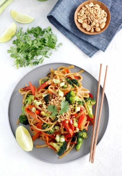 Easy Pad Thai (vegan, gluten-free)