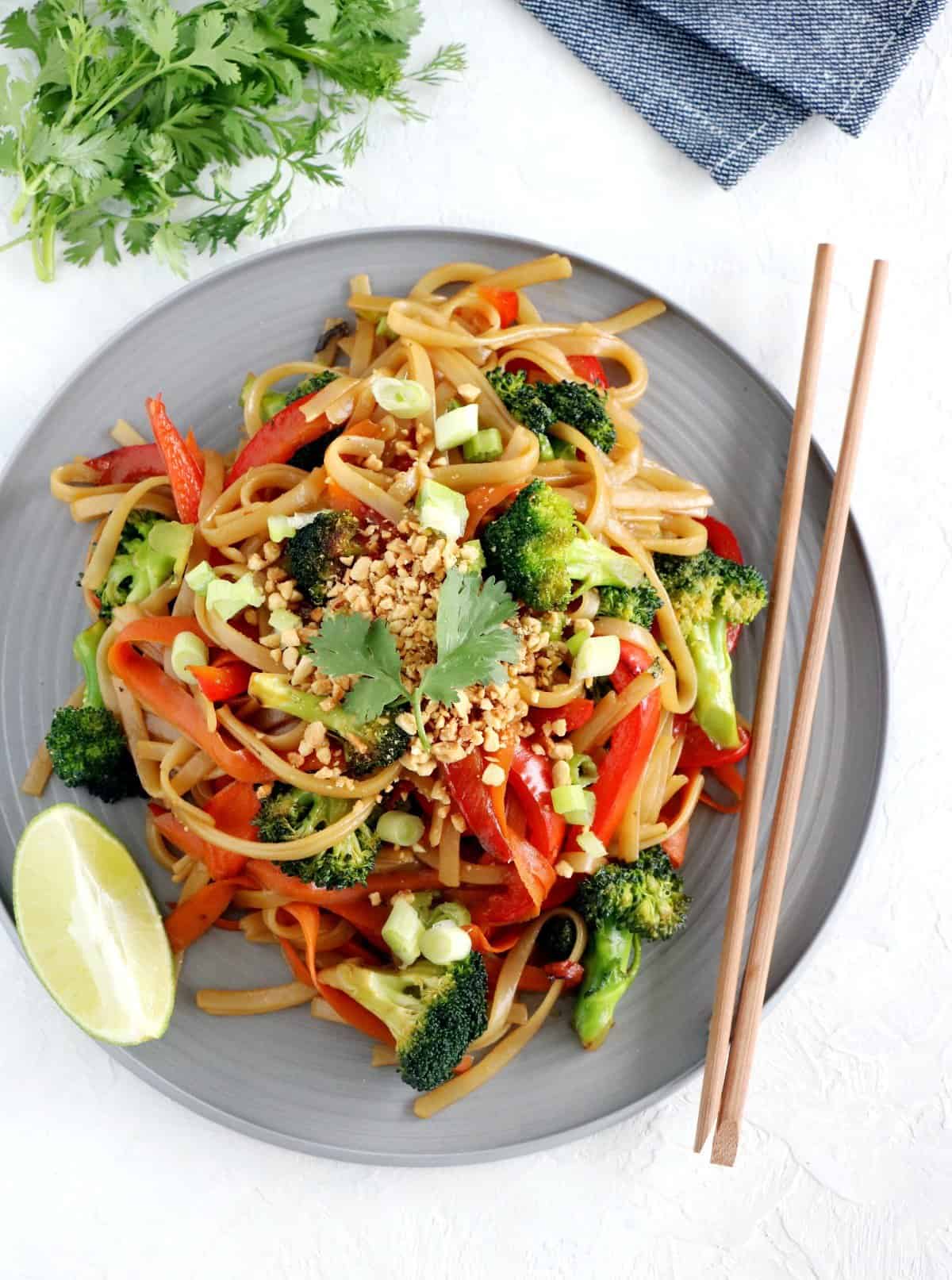 Easy Pad Thai (vegan, gluten-free)