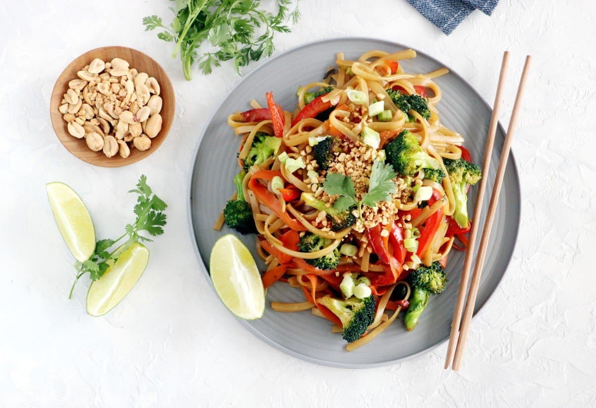 Pad Thai facile (vegan, sans gluten)