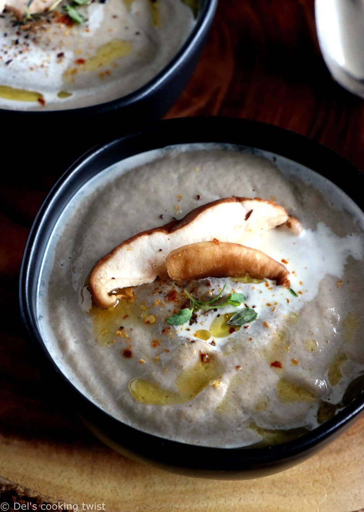 Sumptuous Creamy Mushroom Soup