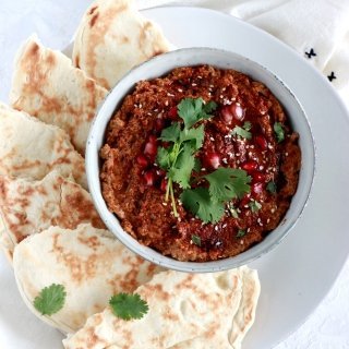 Harissa Cauliflower Walnut Dip