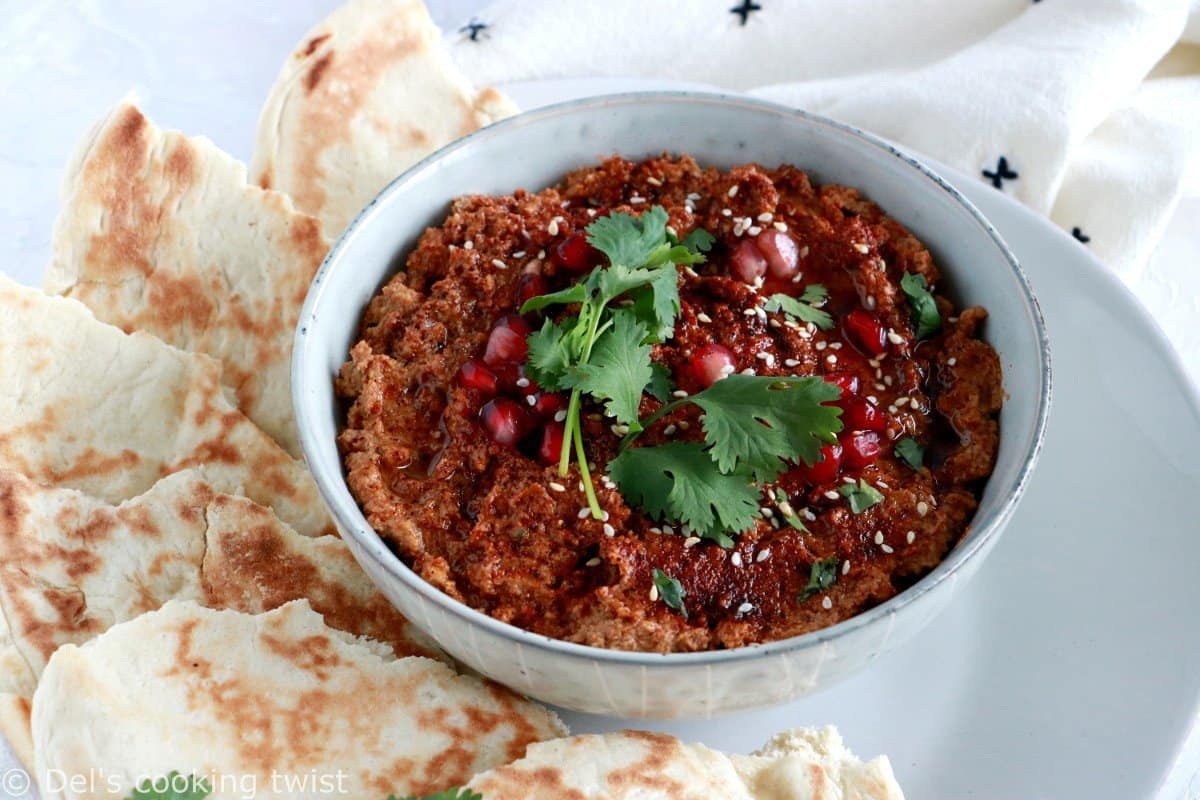 Harissa Cauliflower Walnut Dip