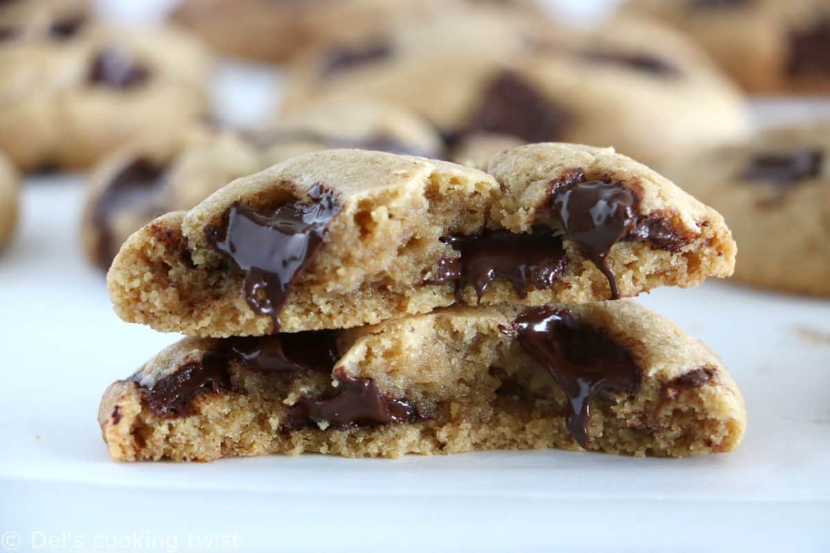 Cookies américains aux pépites de chocolat