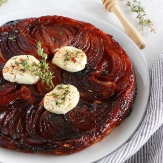 Goat Cheese and Red Onion Tarte Tatin