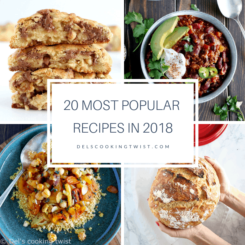 20 Most Popular Recipes in 2018