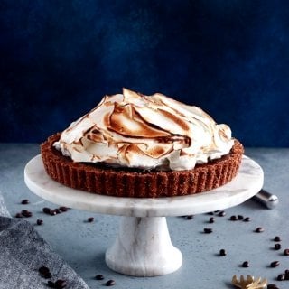 Chocolate Coffee Meringue Pie