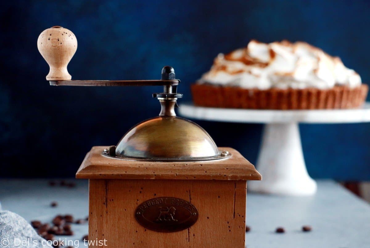 Tarte meringuée chocolat-café