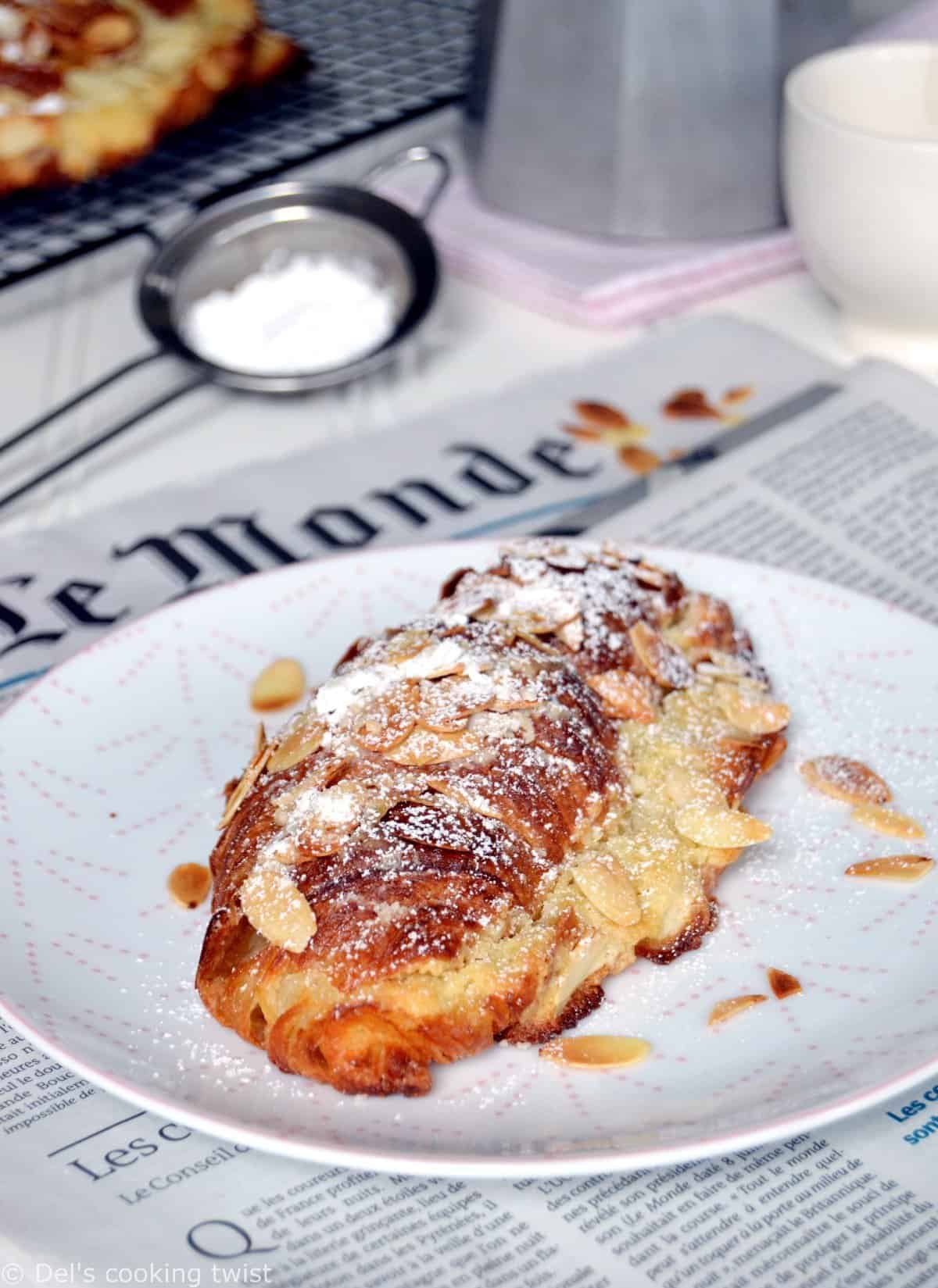 Almond Croissants (The Easy Way) - Del's cooking twist